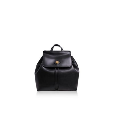 Black 'Tavi' backpack handbag with shoulder straps